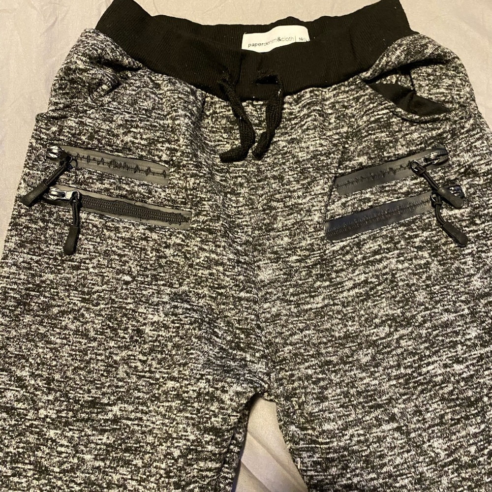 black comfy sweatpants
